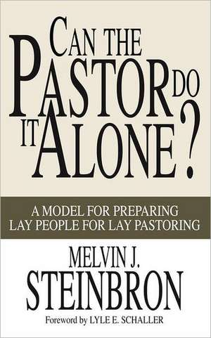 Can the Pastor Do It Alone?: A Model for Preparing Lay People for Lay Pastoring de Melvin J. Steinbron