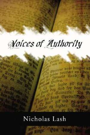 Voices of Authority de Nicholas Lash