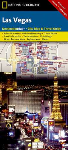 Las Vegas: Destination City Maps de National Geographic Maps