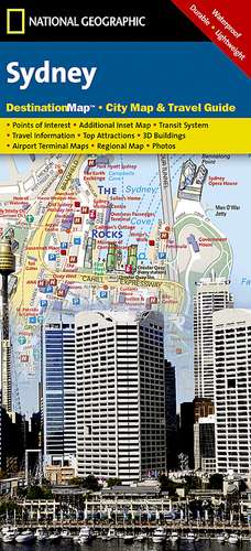 Sydney: Destination City Maps de National Geographic Maps