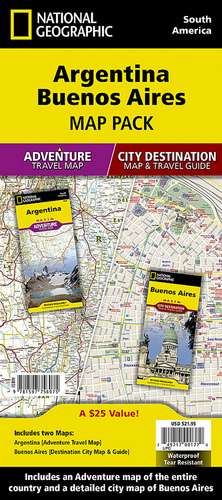 Argentina, Buenos Aires, Map Pack Bundle: Travel Maps International Adventure/Destination Map