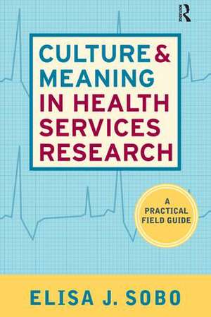 Culture and Meaning in Health Services Research: An Applied Approach de Elisa J Sobo