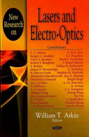 Lasers & Electro-Optics de William T Arkin