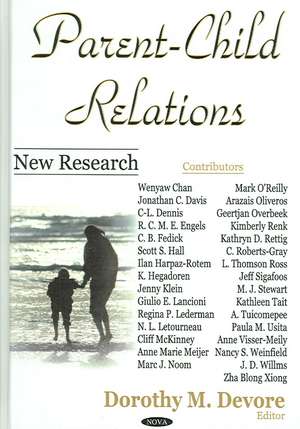 Parent-Child Relations de Dorothy M. Devore