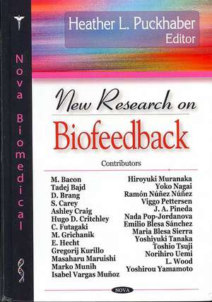 New Research on Biofeedback de Heather L. Puckhaber