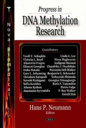 Progress in DNA Methylation Research de Hans P. Neumann