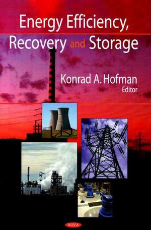 Energy Efficiency, Recovery & Storage de Konrad A Hofman