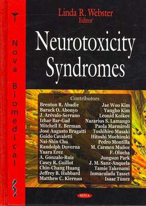 Neurotoxicity Syndromes de Linda R. Webster