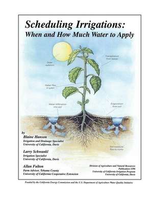 Scheduling Irrigations de Blaine Hanson