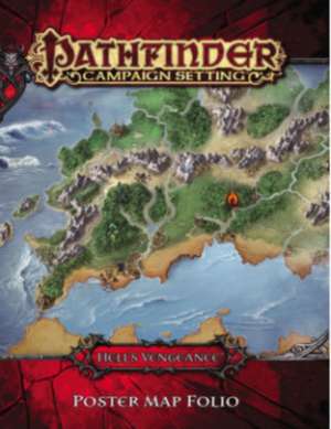 Pathfinder Campaign Setting: Hell's Vengeance Poster Map Folio de Paizo Staff