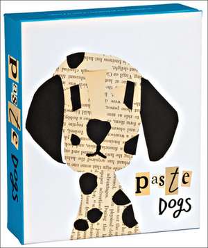 Paste Dogs Quicknotes Boxed Notecard Set with Magnetic Closure: Quicknotes All Occasion Blank Notecards in a Reuseable Flip-Top Box Decorated with Mod de Denise Fiedler