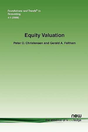 Equity Valuation de Peter O. Christensen