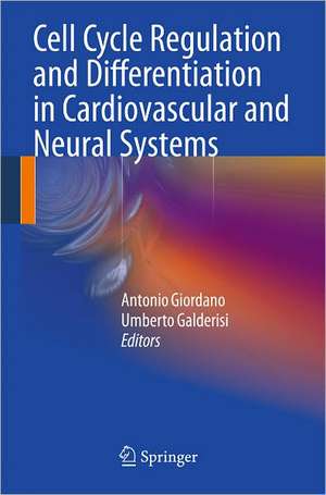 Cell Cycle Regulation and Differentiation in Cardiovascular and Neural Systems de Antonio Giordano