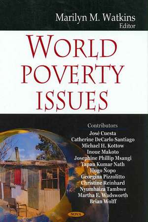 World Poverty Issues de Jerald D. Finn