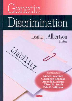 Genetic Discrimination de Leana J. Albertson