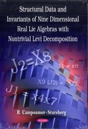 Invariants of Nine Dimensional Real Lie Algebras with Nontrivial Levi Decomposition de R Campoamor-Stursberg