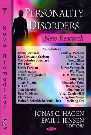 Personality Disorders de Jonas C. Hagen