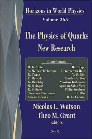 Physics of Quarks de Nicolas L. Watson