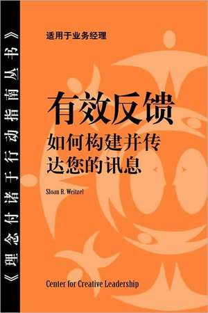 Weitzel, S: Feedback That Works
