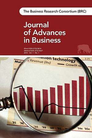 The Brc Journal of Advances in Business: Vol. 1, No. 1 de Res Business Research Consortium of Wny