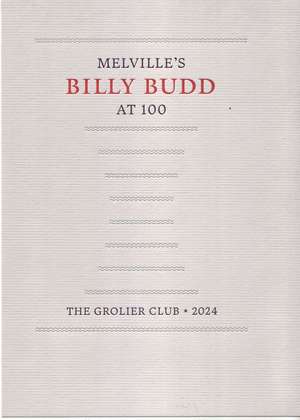 Melville's Billy Budd at 100 de William Palmer Johnston