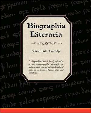 Biographia Literaria de Samuel Taylor Coleridge