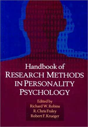 Handbook of Research Methods in Personality Psychology de Richard W. Robins