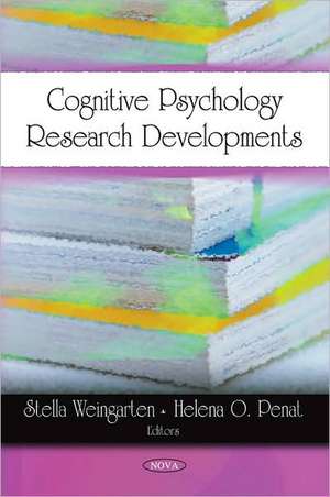 Cognitive Psychology Research Developments de Stella P. Weingarten