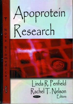 Apoprotein Research de Linda R. Penfield