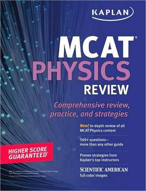 Kaplan MCAT Physics Review de Kaplan Publishing