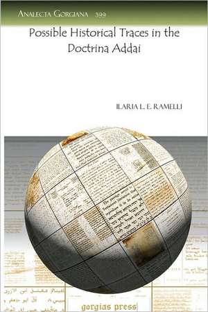 Possible Historical Traces in the Doctrina Addai de Ilaria Ramelli