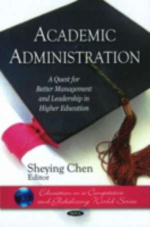 Academic Administration de SHEYING CHEN