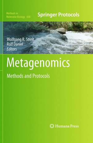 Metagenomics: Methods and Protocols de Wolfgang R. Streit