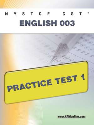 Nystce Cst English 003 Practice Test 1 de Sharon Wynne