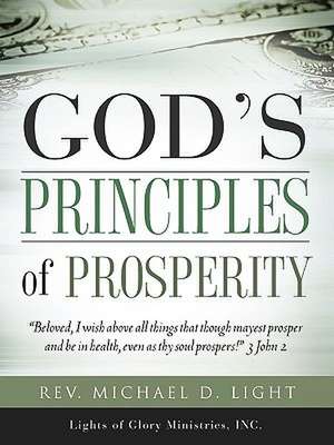 God's Principles of Prosperity de Michael D. Light