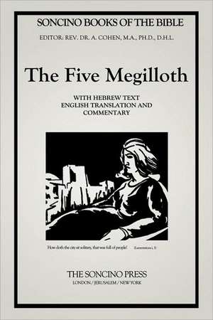 The Five Megilloth (Soncino Books of the Bible) de A. D. Cohen