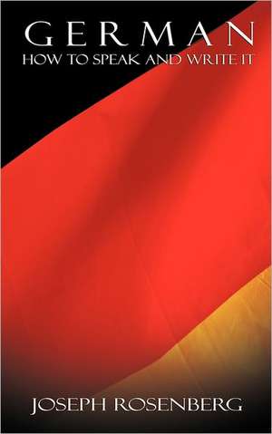 German de Joseph Rosenberg