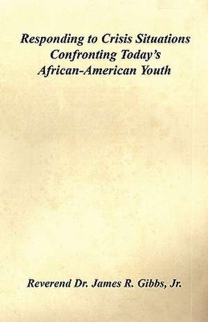 Responding to Crisis Situations Confronting Today's African-American Youth de Jr. Gibbs, James R.