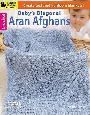 Baby's Diagonal Aran Afghans de Leisure Arts