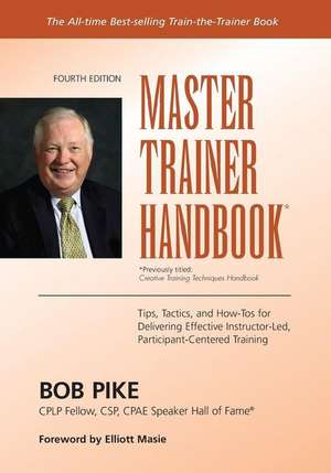 Master Trainer Handbook de Bob Pike