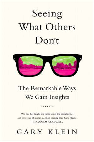 Seeing What Others Don't: The Remarkable Ways We Gain Insights de Gary Klein