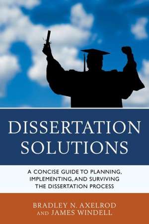 Dissertation Solutions de Bradley Axelrod