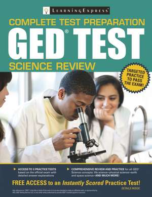 GED Test Science Review de Learningexpress LLC