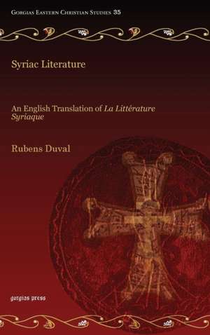 Syriac Literature de Rubens Duval