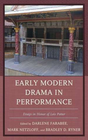 Early Modern Drama in Performance