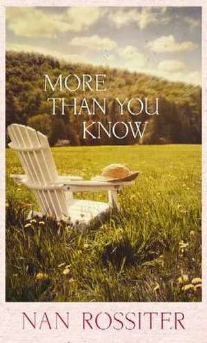 More Than You Know de Nan Rossiter