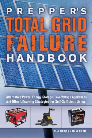 Prepper's Total Grid Failure Handbook: Alternative Power, Energy Storage, Low Voltage Appliances and Other Lifesaving Strategies for Self-Sufficient Living de Alan Fiebig