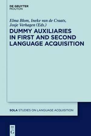 Dummy Auxiliaries in First and Second Language Acquisition de Elma Blom