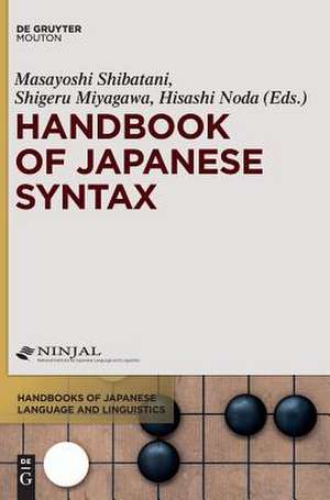 Handbook of Japanese Syntax de Masayoshi Shibatani