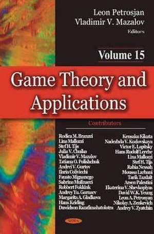 Game Theory & Applications de Leon Petrosjan